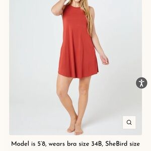 Women's Rust Mini Dress